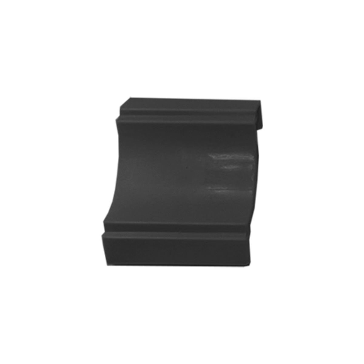 Emenda Para Acabamento Em Forro Pvc Cor Preto C/ 25 Un