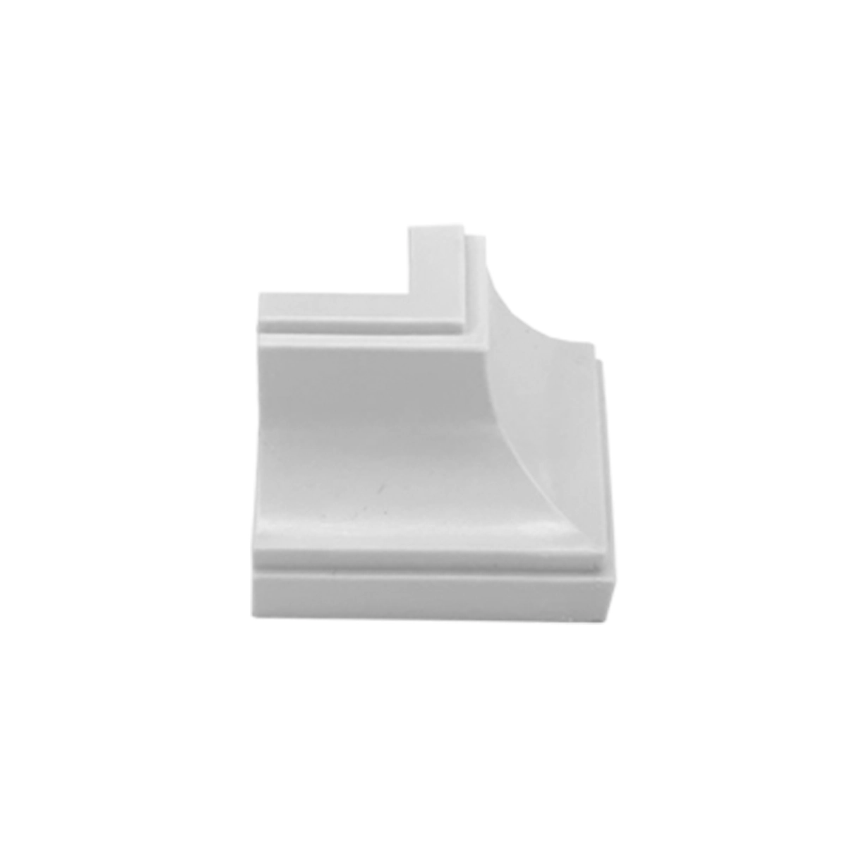 Canto Externo P Acabamento Em Forro Pvc Branco Neve C/ 50 Un