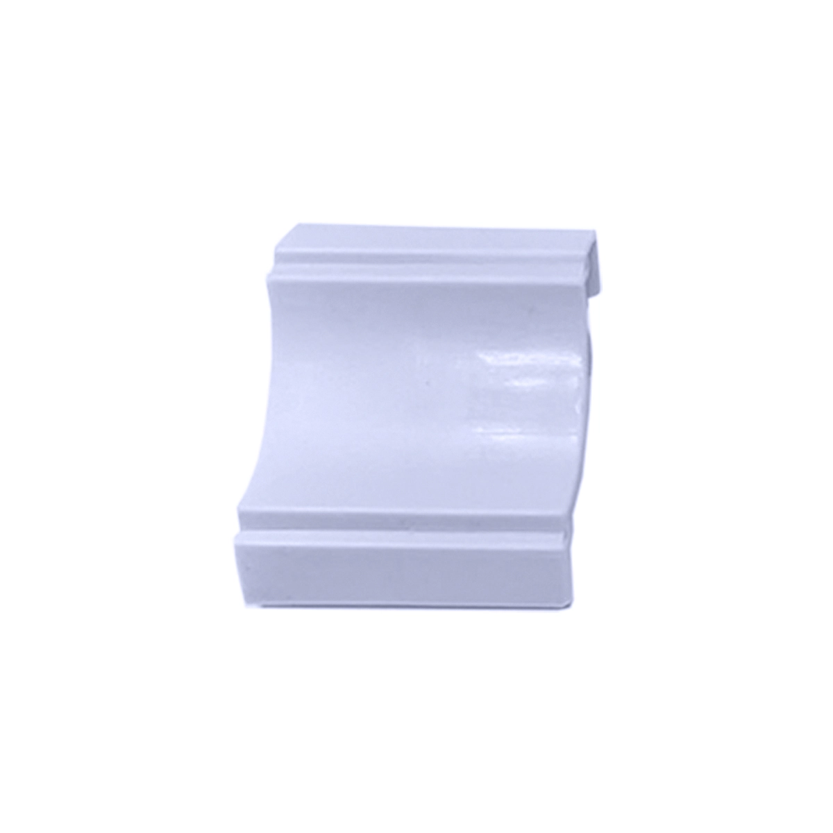 Emenda Para Acabamento Em Forro Pvc Branco Gelo C/ 50 Un