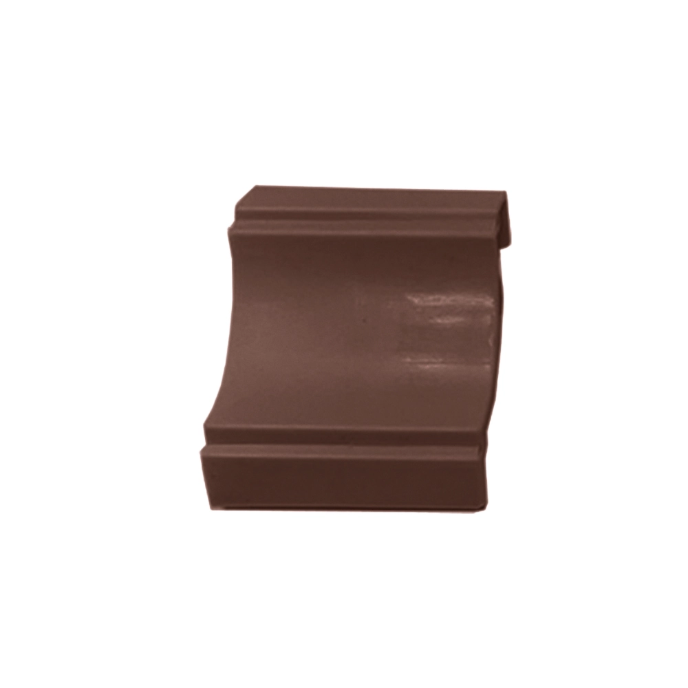 Emenda Para Acabamento De Moldura Em Forro Pvc, Cor Mogno - Kit C/ 10 Unid.