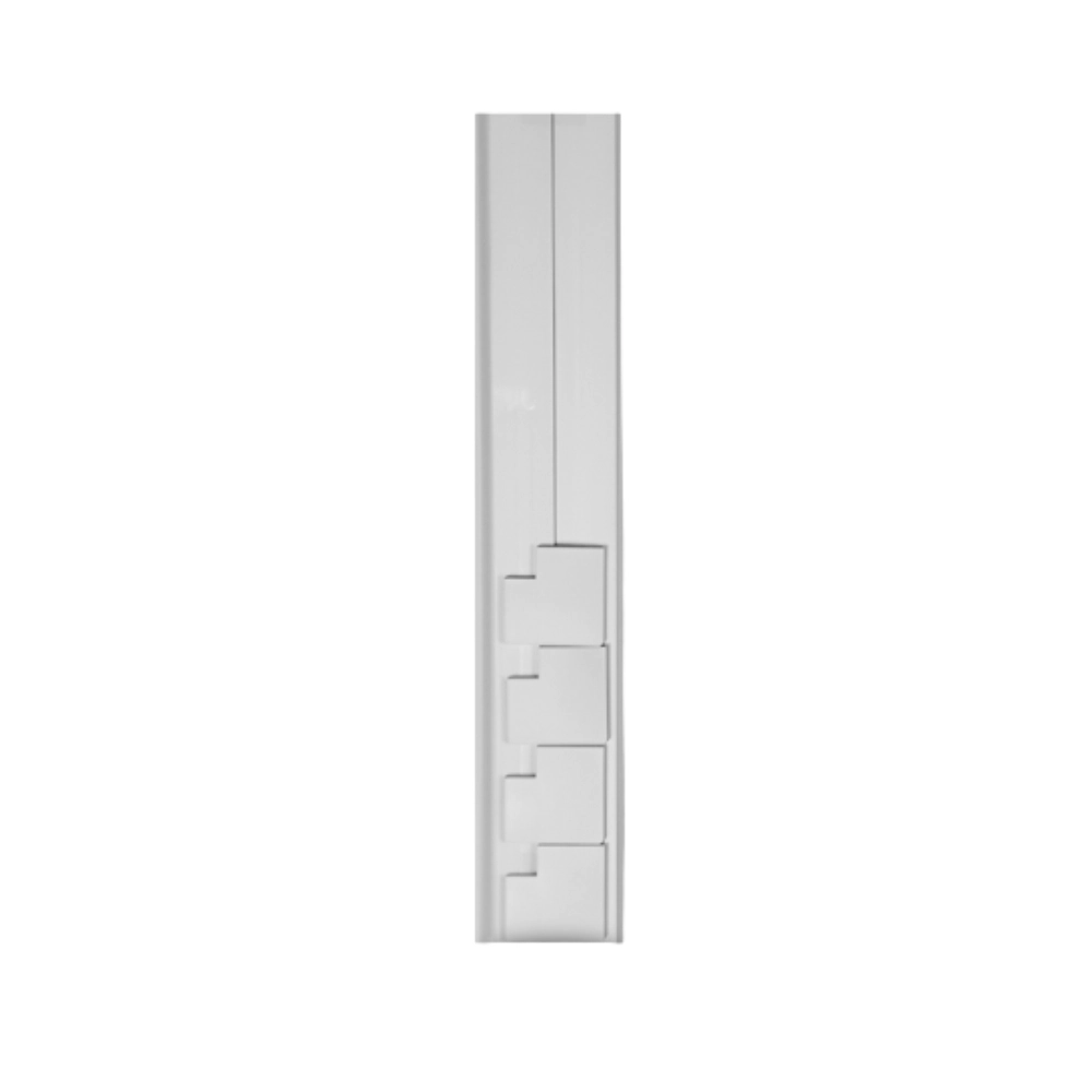 Kit Alçapão - Moldura Forro Pvc 80x80 Branco Neve