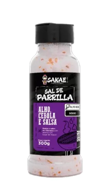 Sal Sakae Parrilla Com Alho, Cebola E Salsa 300g
