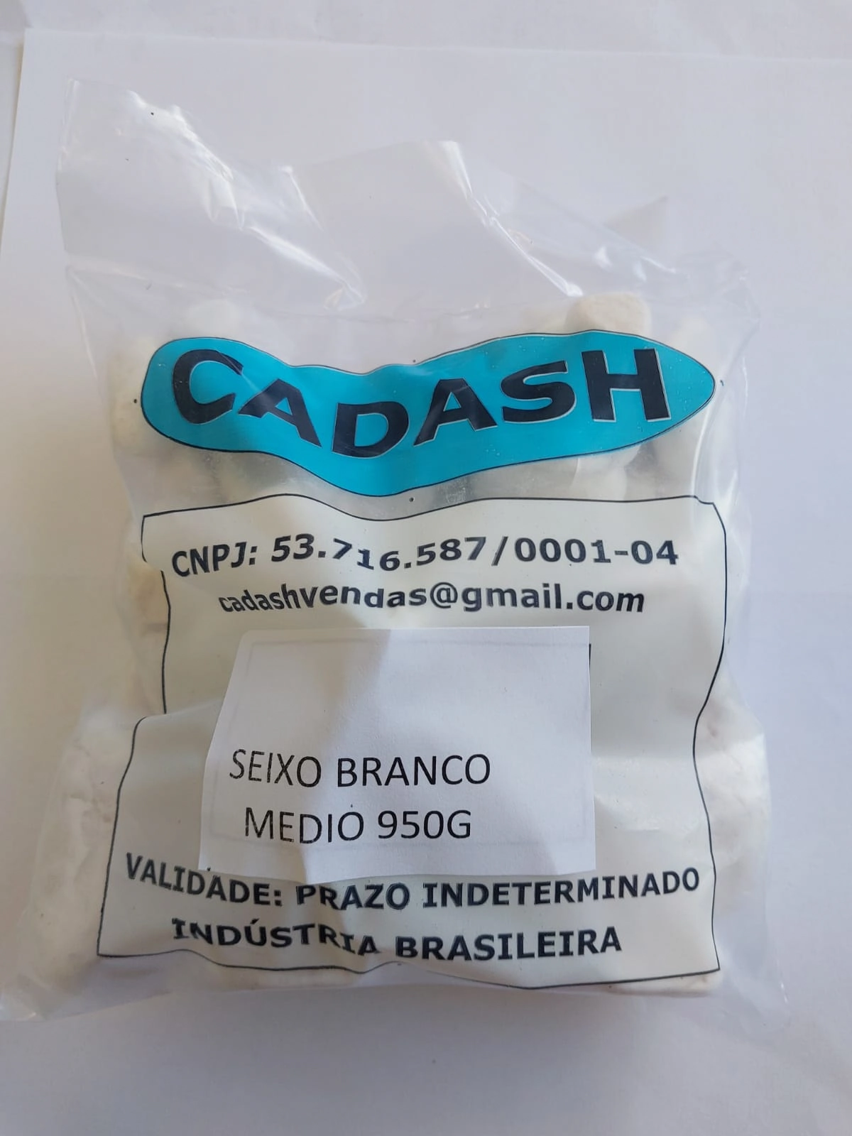 Seixo Medio Branco 950g 07.0012 Cadash