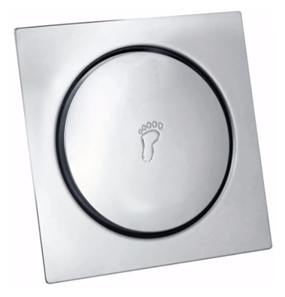 Ralo Click Inteligente 15x15cm Aço Inox