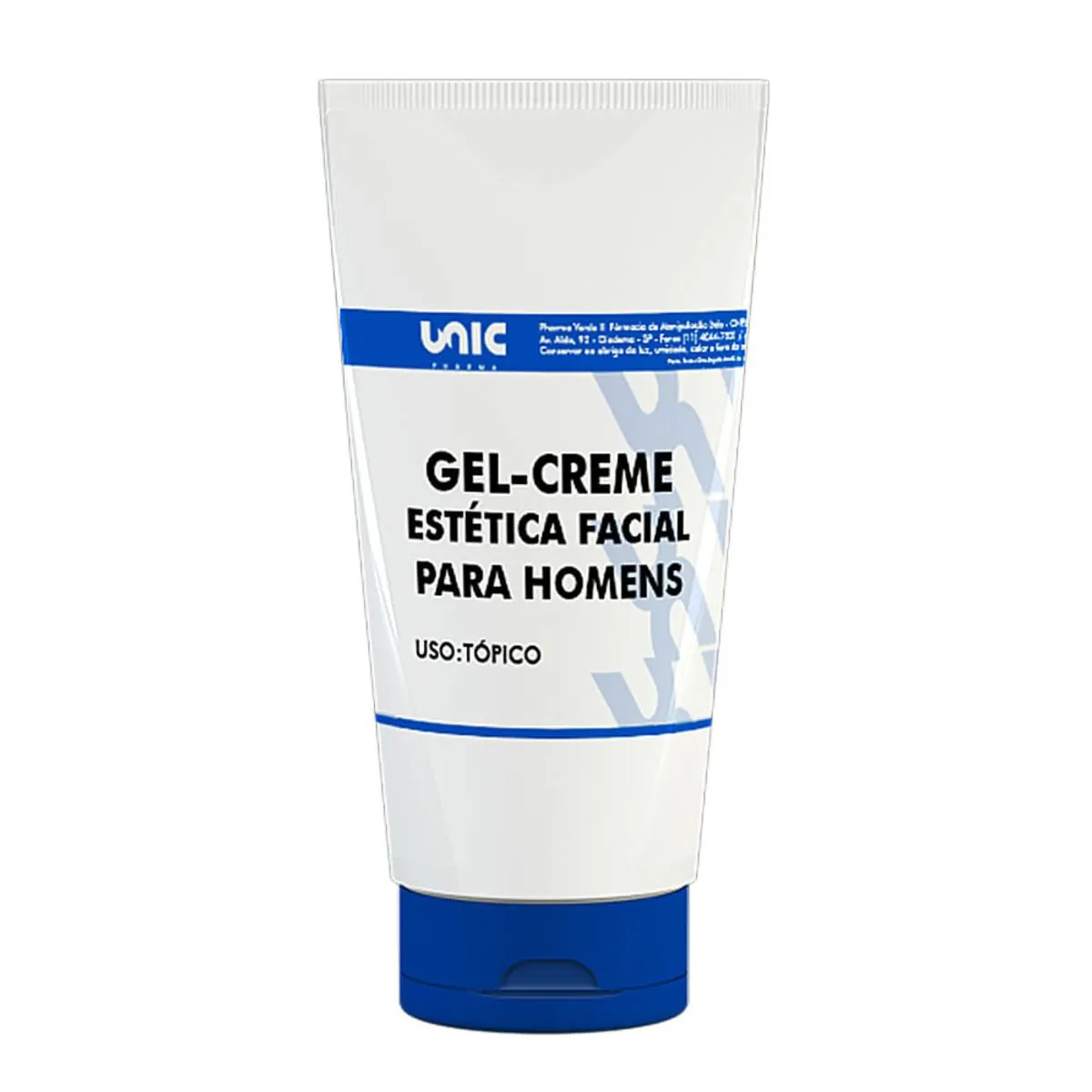 Gel-Creme Estética Facial Para Homens - 30Gr