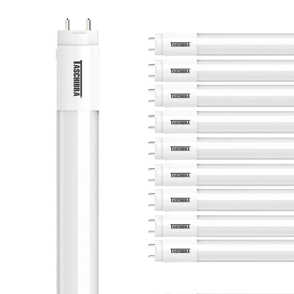 10 Lâmpada Led Taschibra Tubo Led T5 18w Bivolt 6500k Luz Branca