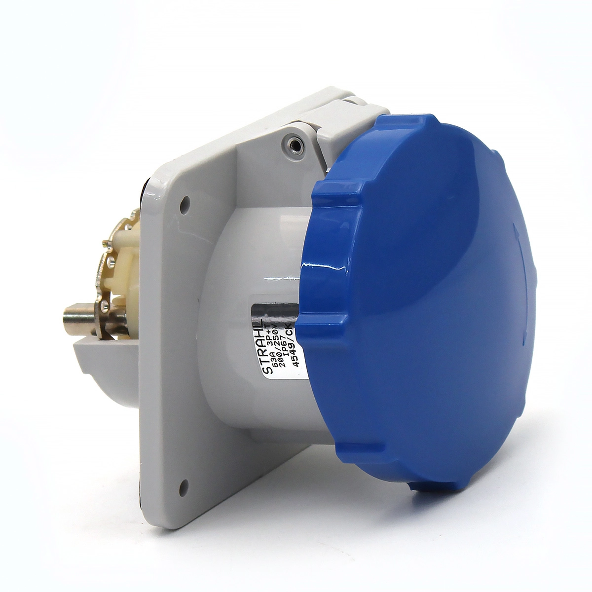 Tomada De Embutir Linha Cekton Ip67 4 (3p+t) 63a 200/250v