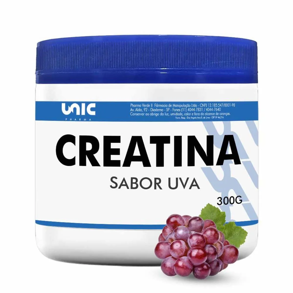 Creatina Com Sabor - 300g Uva