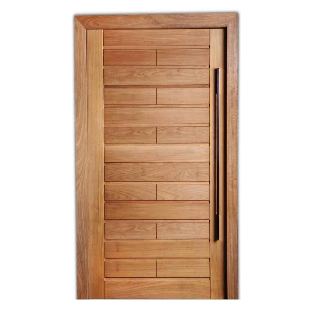Porta Italia Montada Em Madeira Maciça Tauari Mapaf 62cm X 210cm
