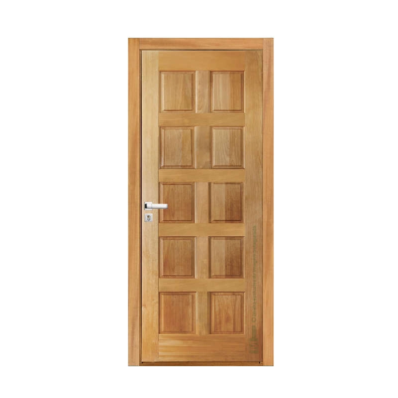 Porta Pv10 Em Madeira Maciça Tauari Mapaf 80cm X 210cm