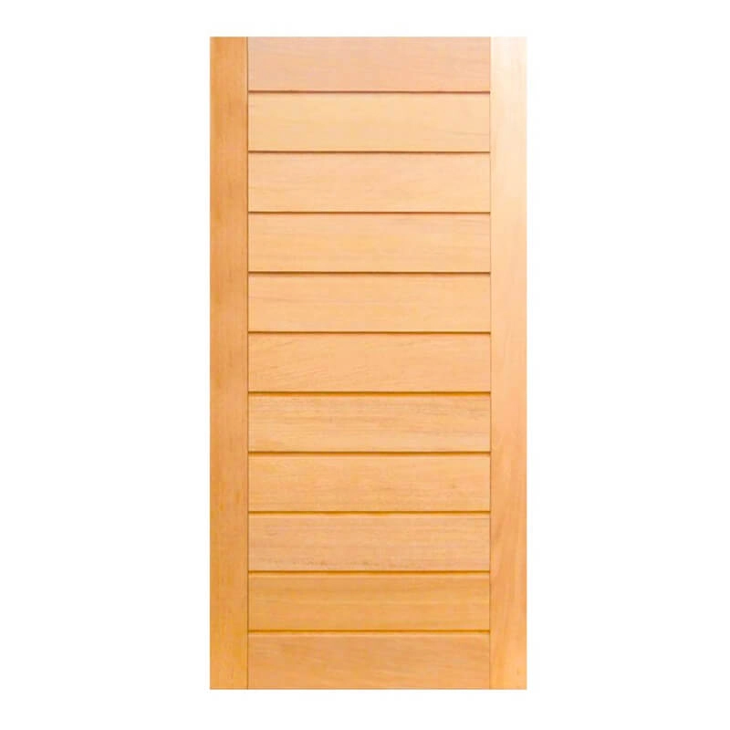 Porta De Madeira Mexicana Horizontal Maciça Cedro Arana Casmavi 92cm X 210cm