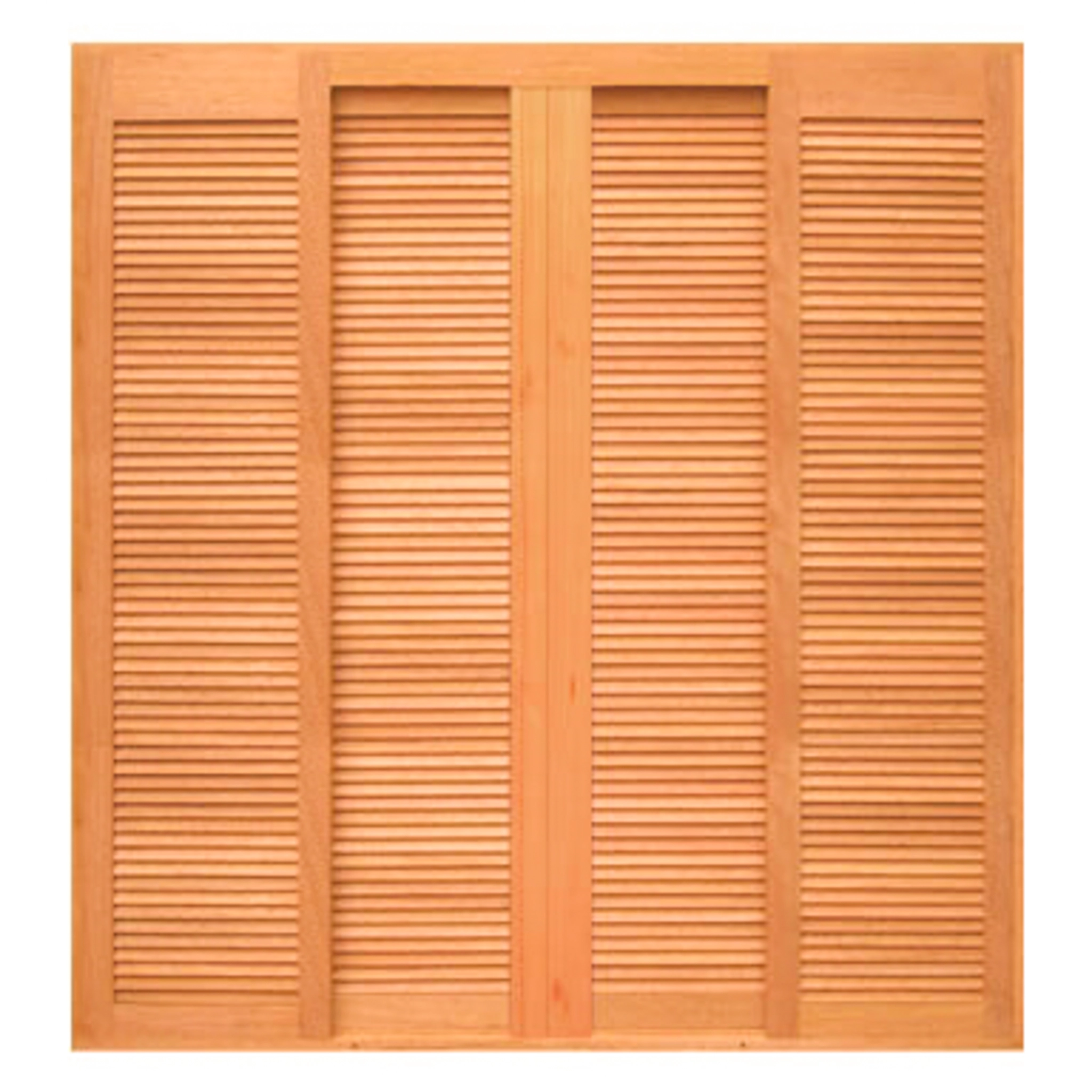Porta Balcão Veneziana Quadriculada Reta 6 Folhas Em Madeira Maciça Cedro Arana Casmavi 240cm X 215cm