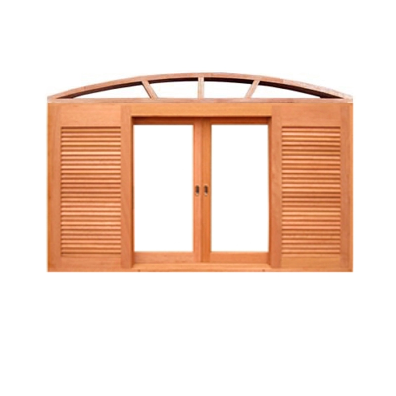 Janela Veneziana Panorâmica Arco 6 Folhas Em Madeira Maciça Cedro Arana Casmavi 160cm X 130cm