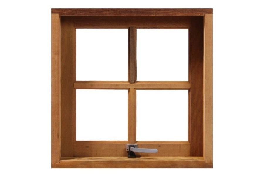 Janela Maxim-ar Quadriculada 80cm Reta Em Madeira Maciça Cedro Arana Casmavi 80cm X 80cm
