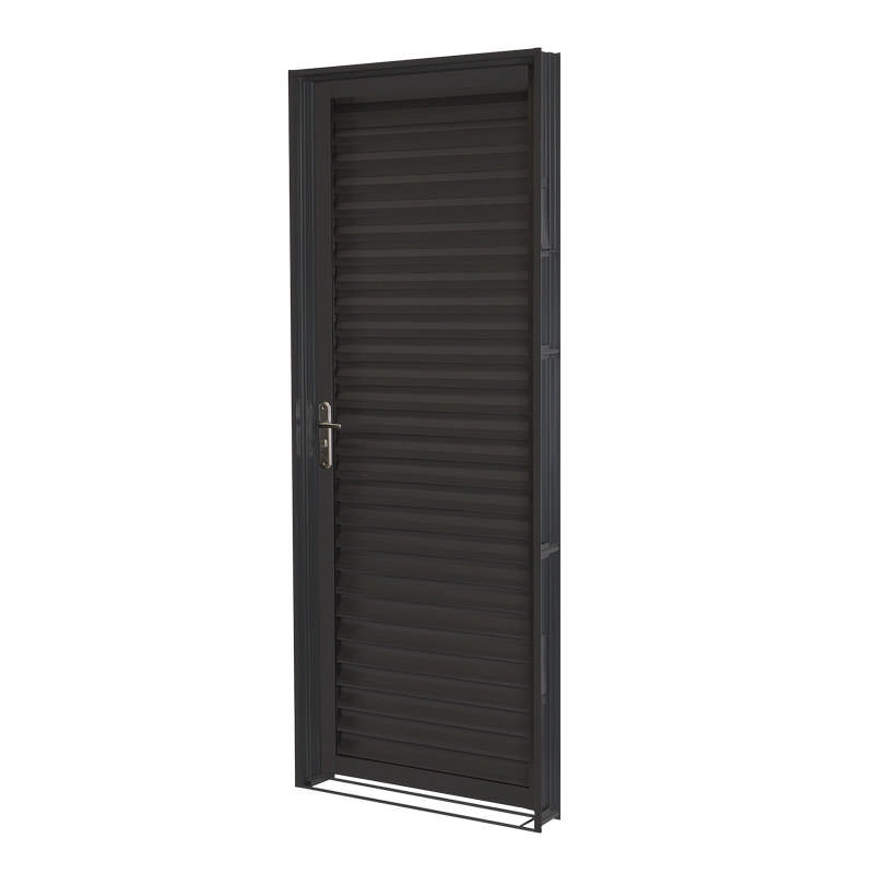 Porta De Giro Laminada Em Aço Primer 215x84x12 Cm Direita Standard Crv