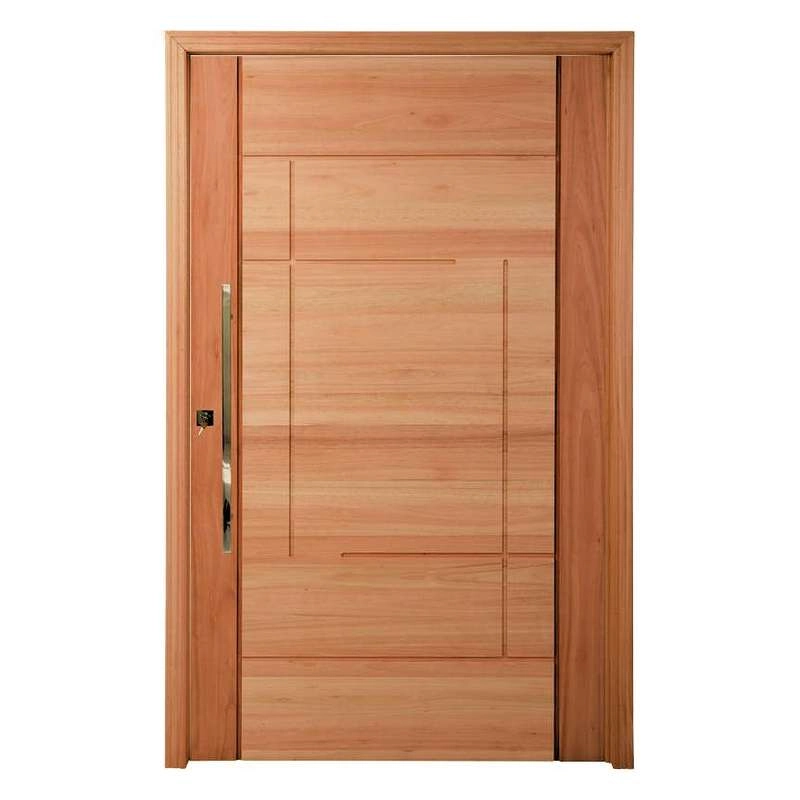 Porta Pivotante Pm92 Moderne Em Madeira Maciça Eucalipto Cruzeiro 100cm X 210cm