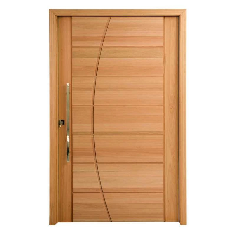 Porta Pivotante Pm93 Seleta Em Madeira Maciça Eucalipto Cruzeiro 102cm X 210cm