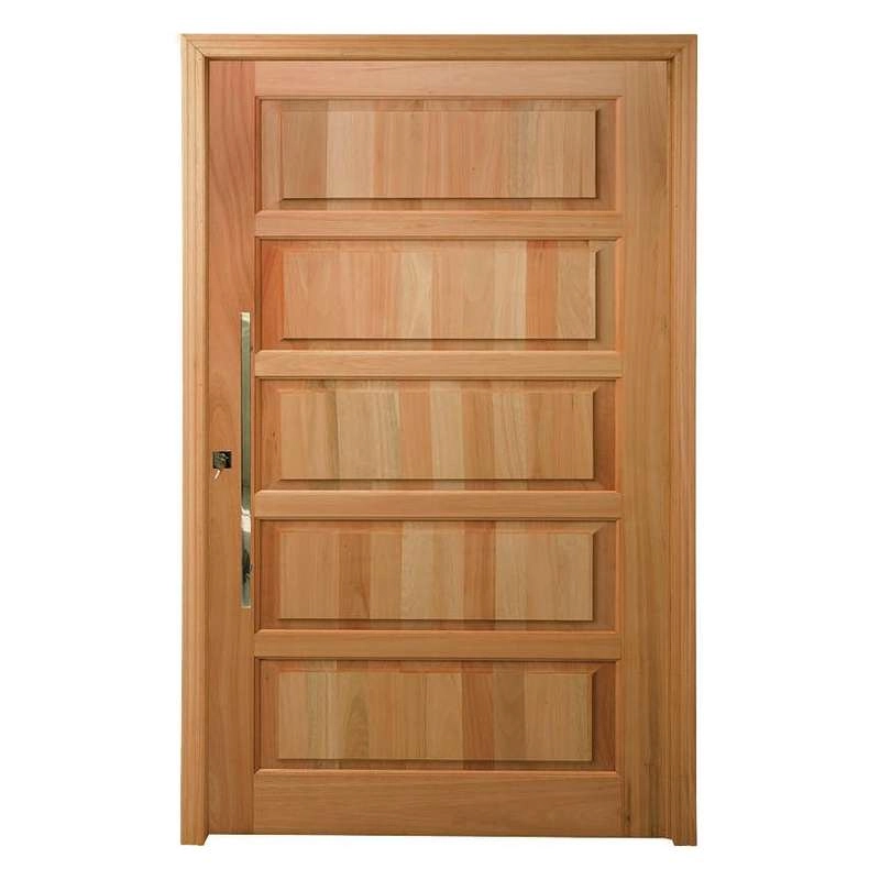 Porta Pivotante Pp01 Em Madeira Maciça Eucalipto Cruzeiro 102cm X 210cm
