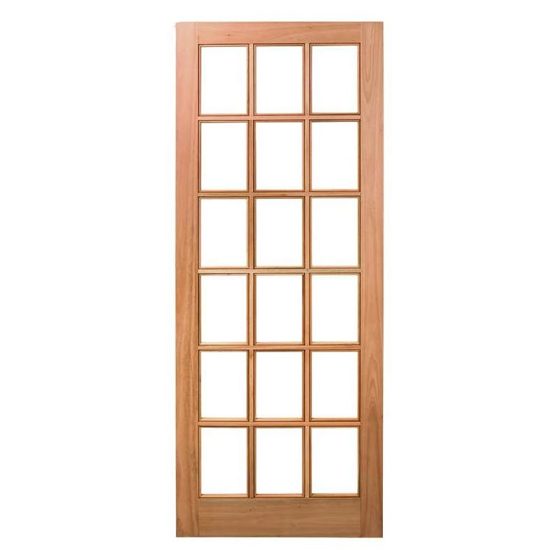 Porta Montada Pm114 Estilo Em Madeira Maciça Eucalipto Cruzeiro 62cm X 210cm