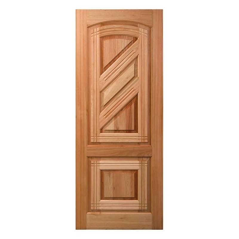 Porta Montada Pm18 Advanced Em Madeira Maciça Eucalipto Cruzeiro 72cm X 210cm