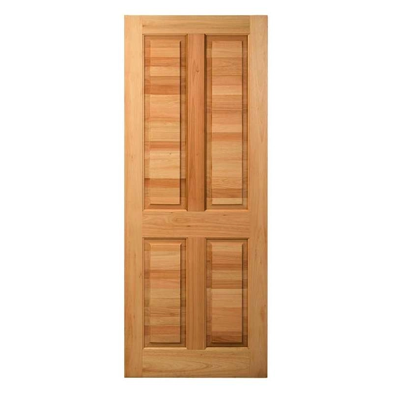Porta Montada Pm44 Hagá Em Madeira Maciça Eucalipto Cruzeiro 60cm X 210cm
