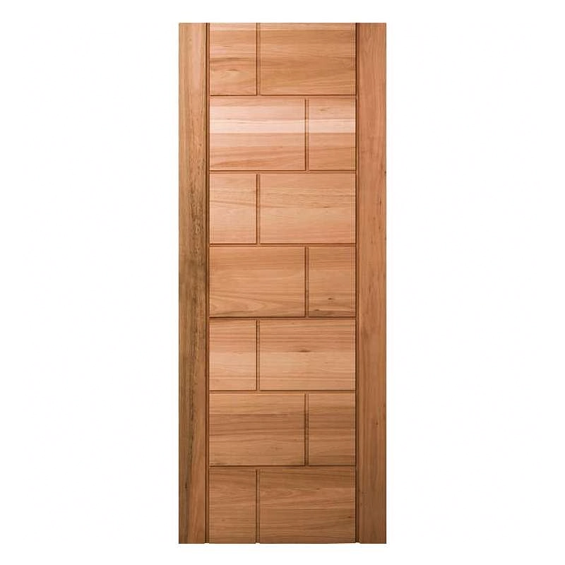 Porta Montada Pm94 Talismã Em Madeira Maciça Eucalipto Cruzeiro 70cm X 210cm
