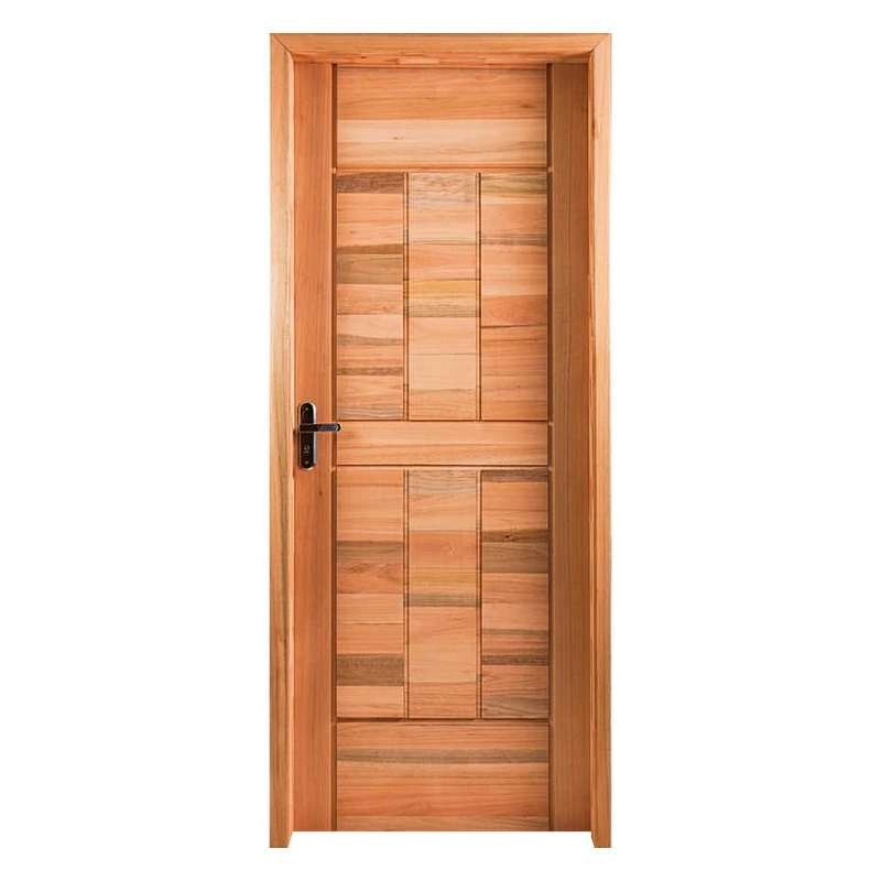 Porta Montada Pm96 Em Madeira Maciça Eucalipto Cruzeiro 80cm X 210cm