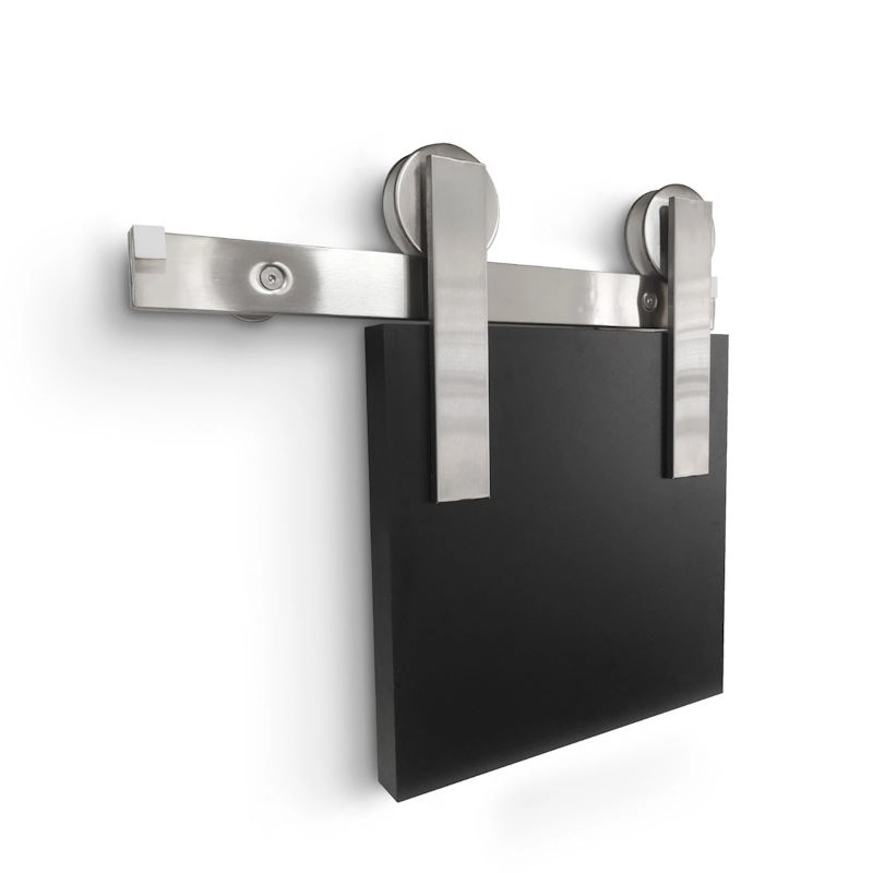 Kit Porta De Correr Ki-300 Reto Aço Inox Escovado Wf Comprimento:250cm