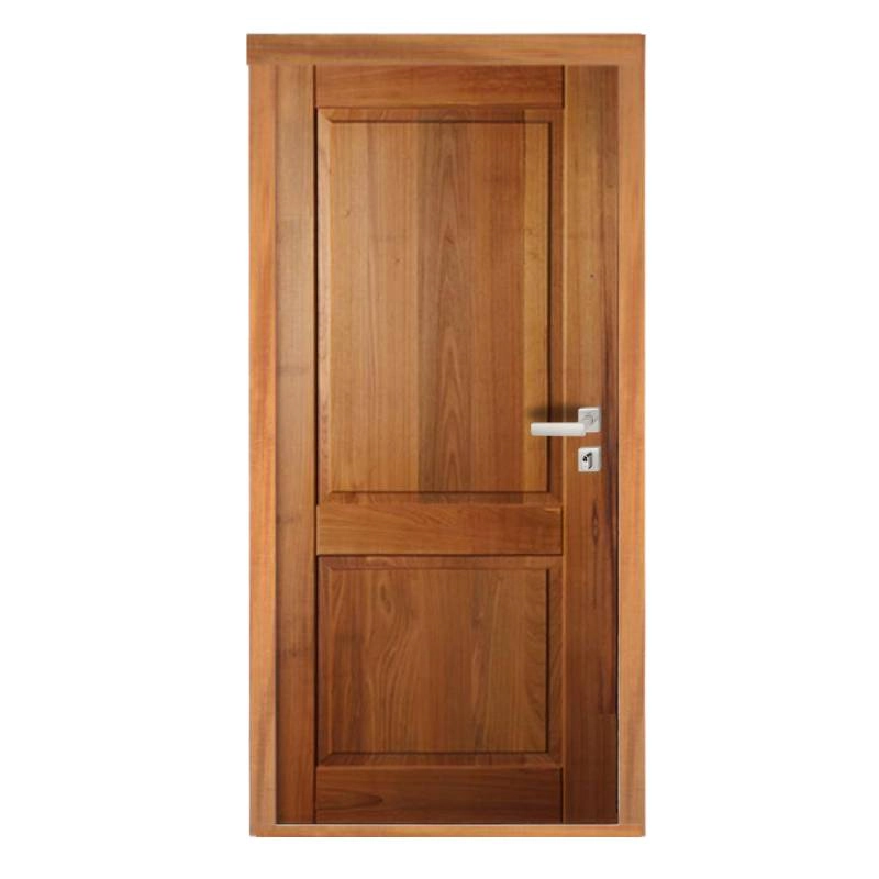 Porta Completa Zoan 72x210cm Em Madeira Maciça Tauari