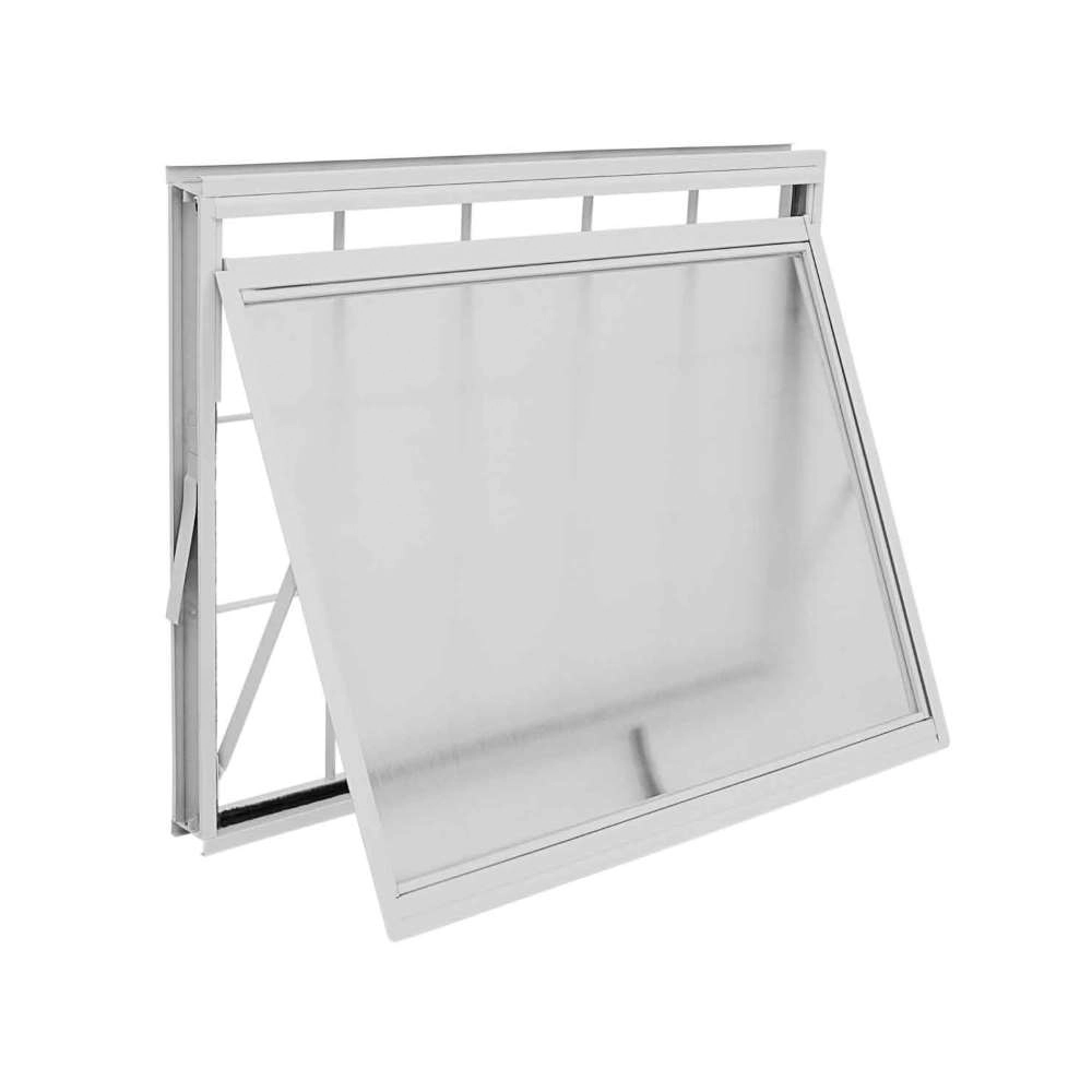 Janela Maxim-ar Grade Quadriculada Em Aço 60 X 80 X 5 Cm 1 Folha Kompacta Sasazaki