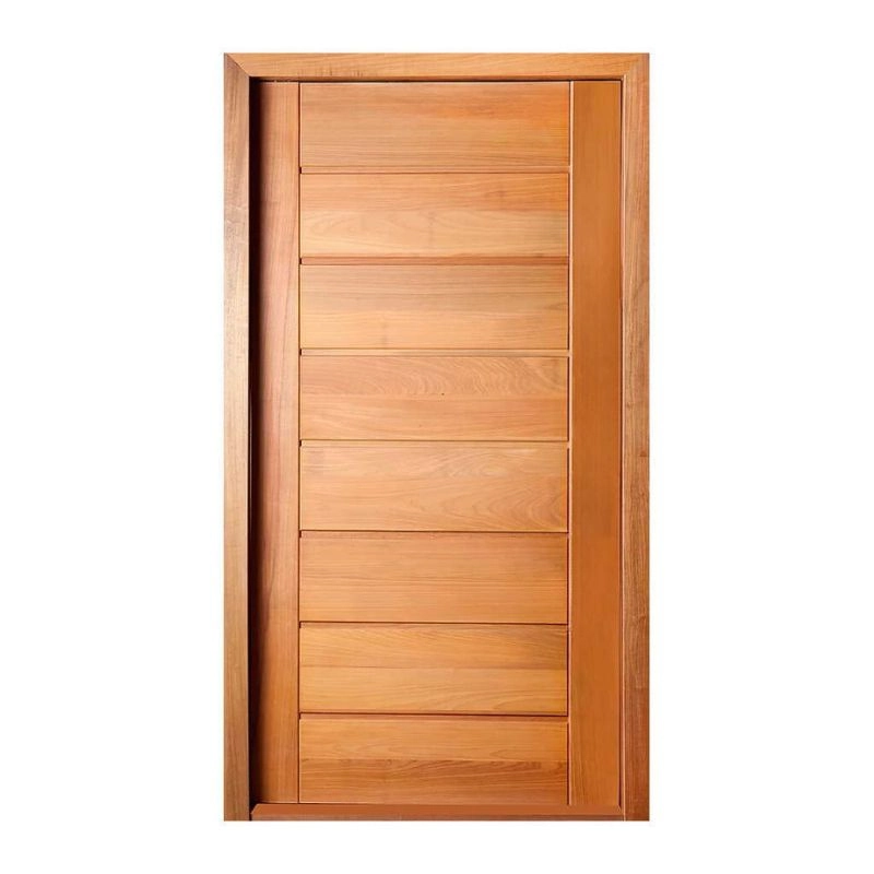 Porta Bbb Em Madeira Maciça Tauari Uniqdoor  80cm X 210cm
