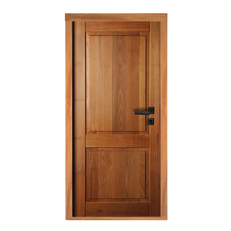 Porta Viena Em Madeira Maciça Tauari Uniqdoor  80cm X 210cm