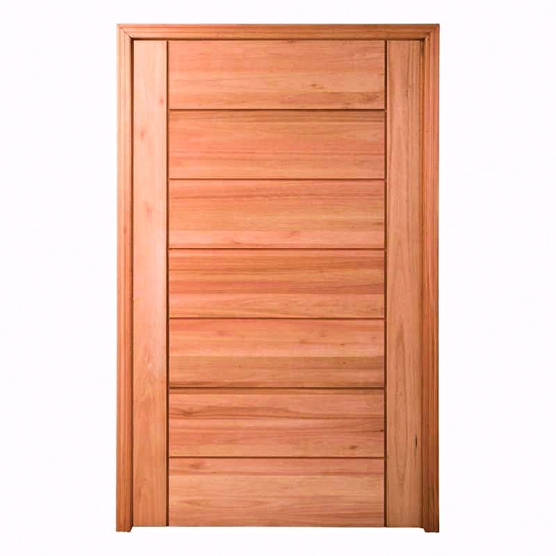 Porta Bbb Em Madeira Maciça Angelim Uniqdoor  80cm X 210cm