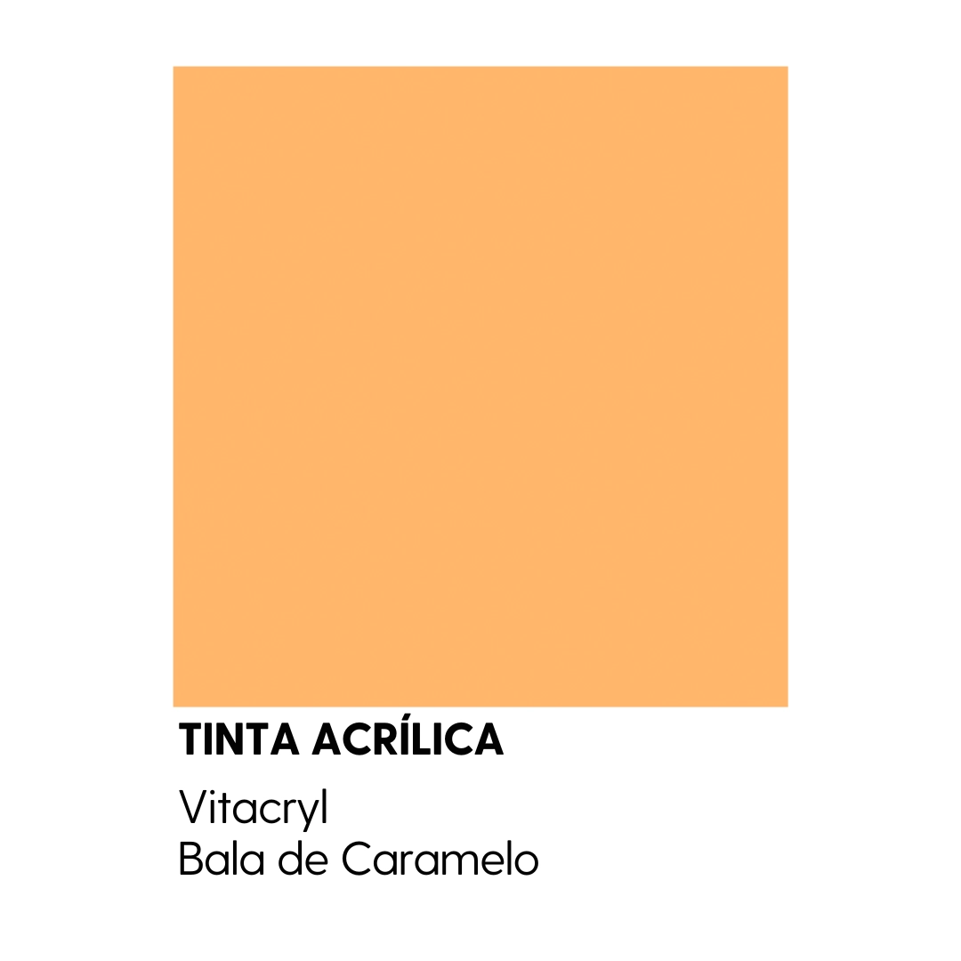 Tinta Emborrachada Acetinada Laranjas - Bala De Caramelo - 3 6 Lts
