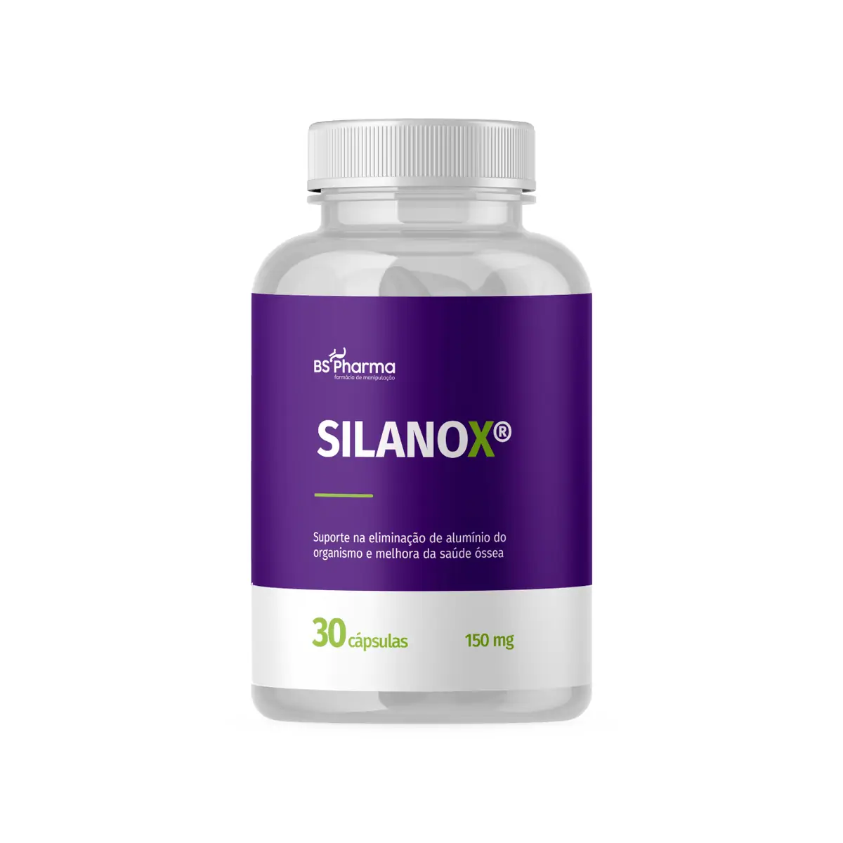 Silanox 150 mg Detox de alumínio 30 Cápsulas BS Pharma