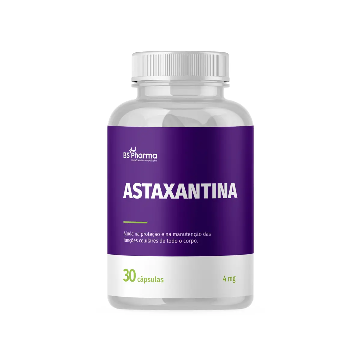 Astaxantina 4 mg 30 Cápsulas BS Pharma