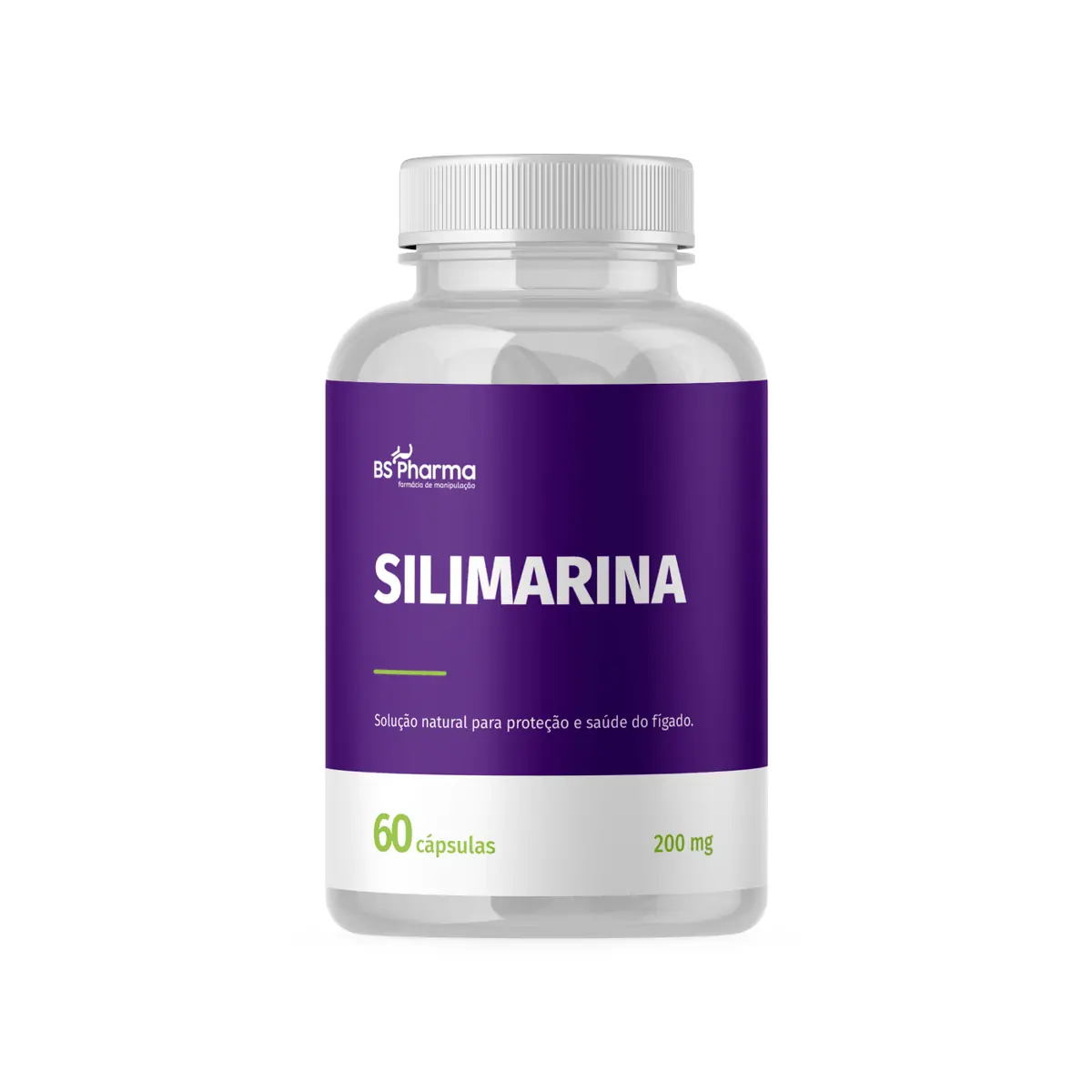 Silimarina 200mg BSPharma 60 Cápsulas BS Pharma