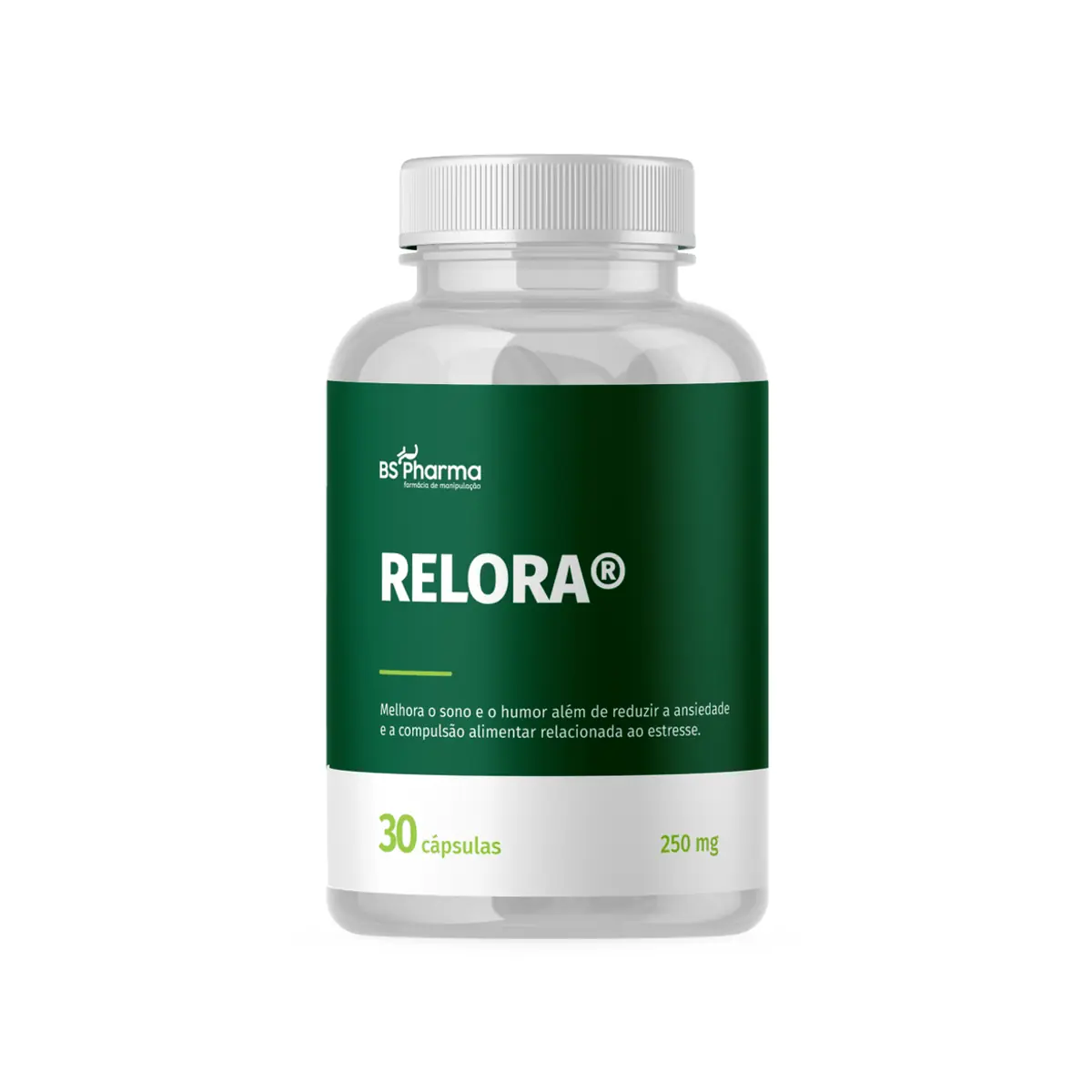 Relora Ansiolítico Natural 250 mg 60 Cápsulas BS Pharma
