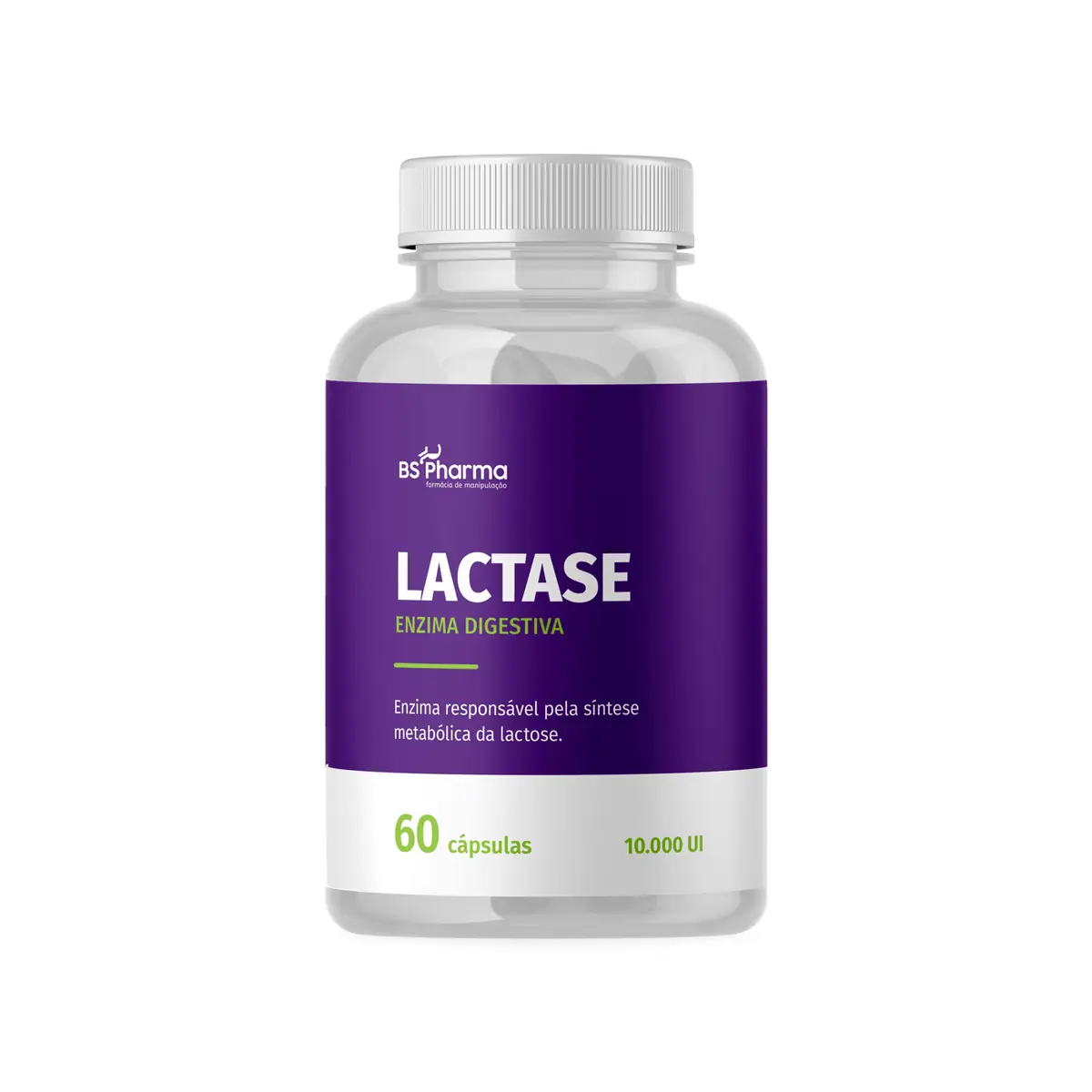 Lactase 10.000 FCC BSPharma 60 Cápsulas BS Pharma