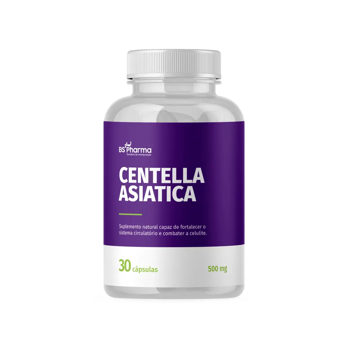 Centella Asiatica 500 mg 30 Cápsulas BS Pharma