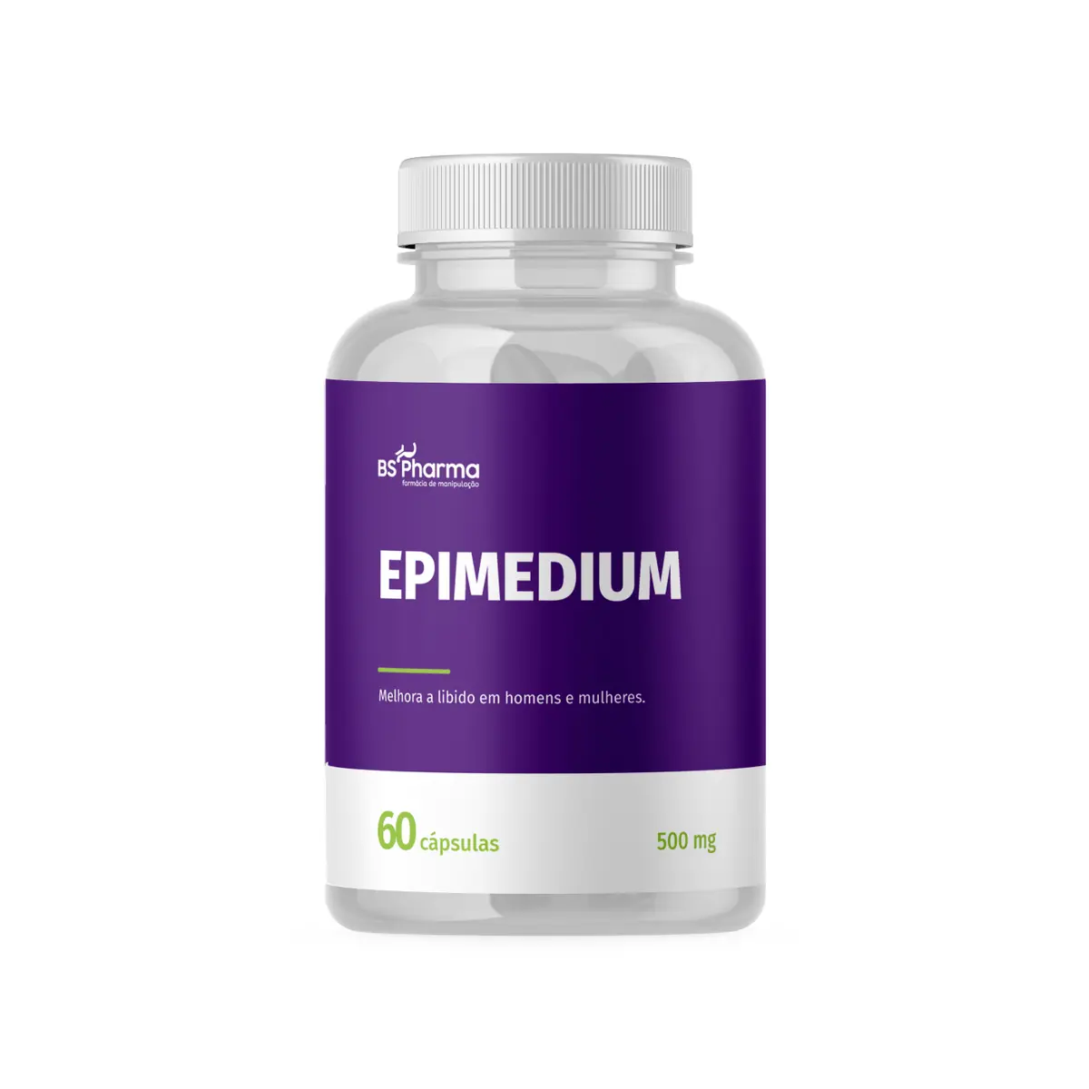 Epimedium 500 mg 60 Cápsulas BS Pharma