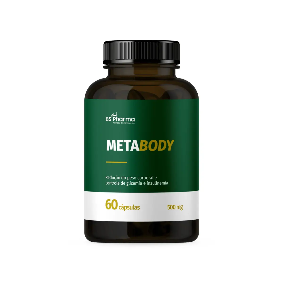 Metabody 500 mg 60 Cápsulas BS Pharma