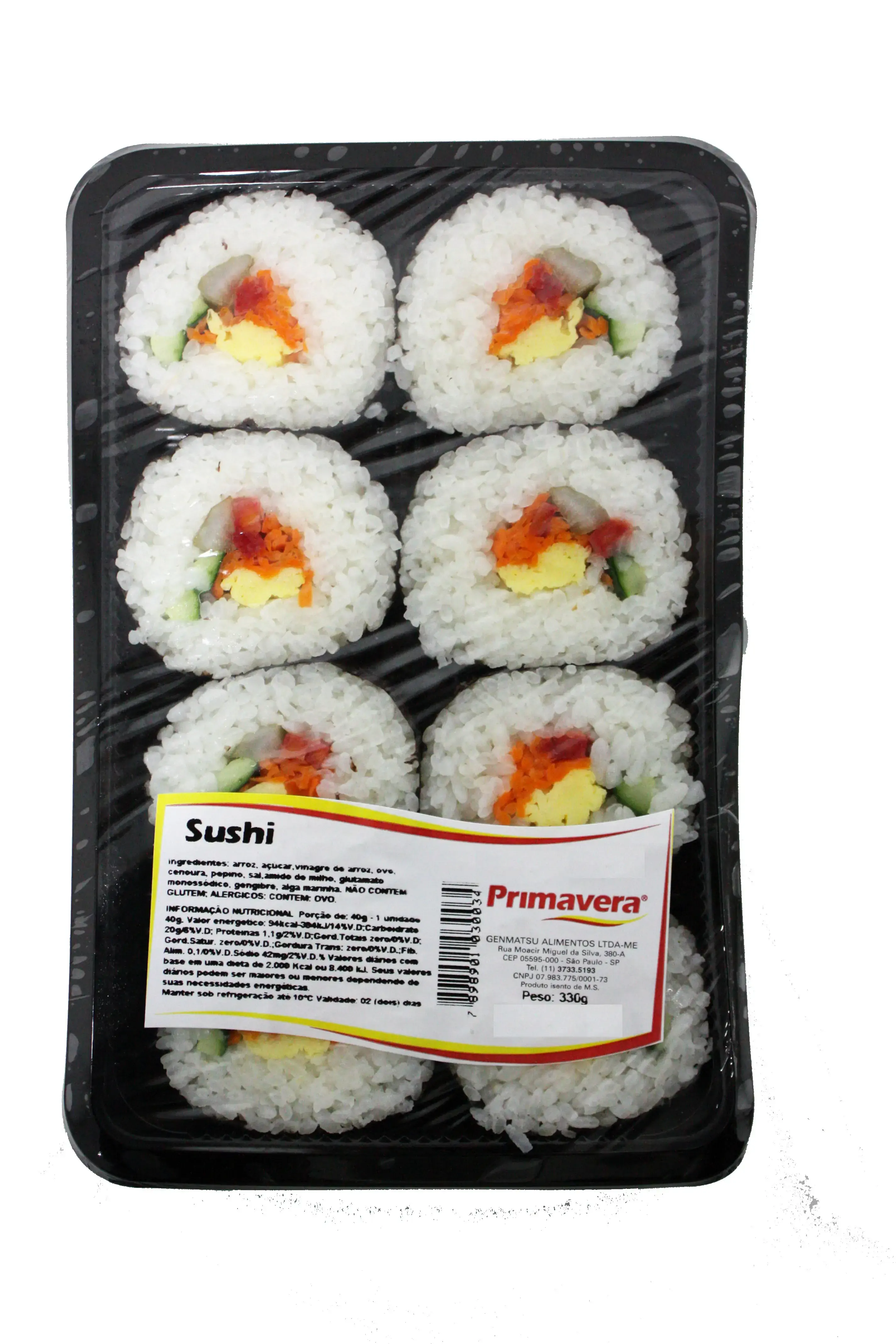 Sushi Primavera Rolo/bandeja