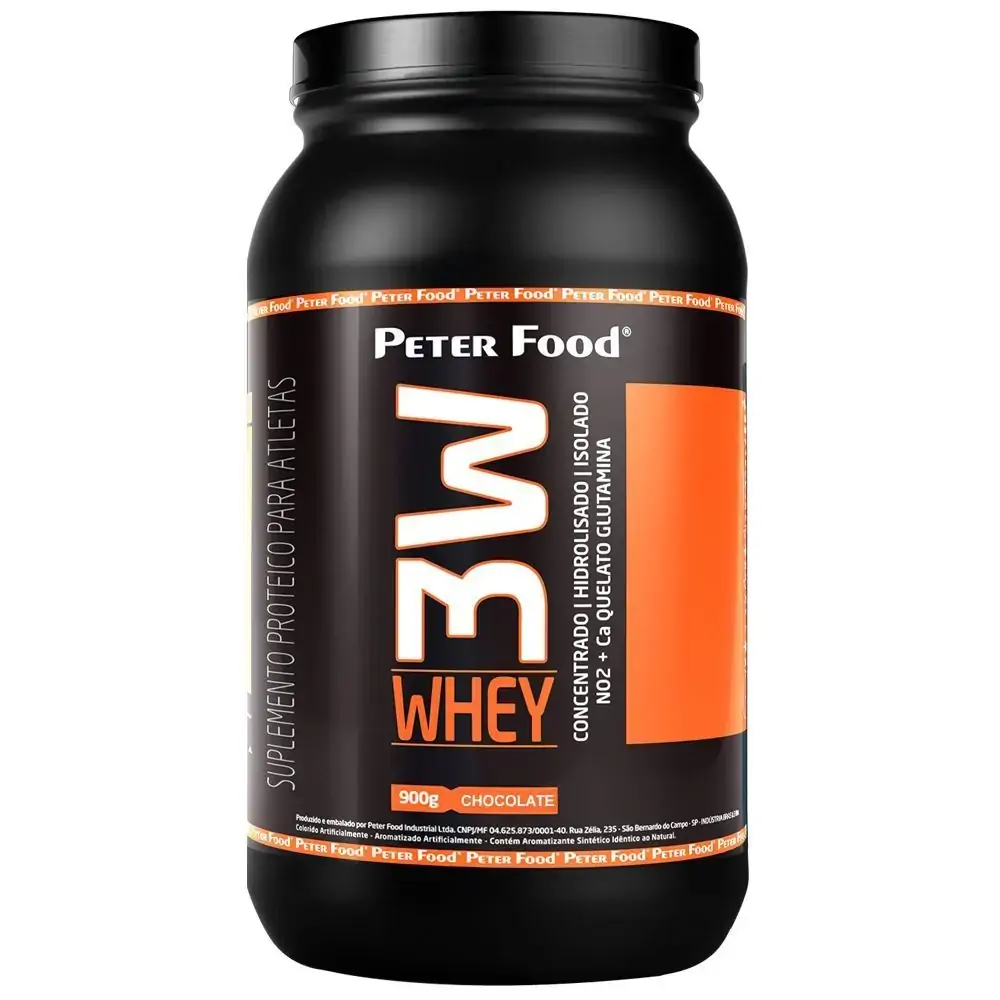 Whey 3w 900g Morango