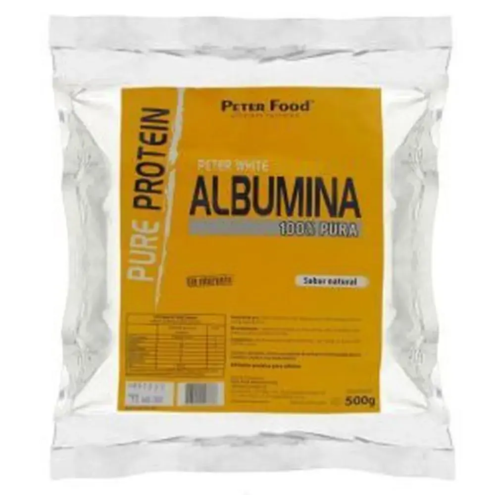 Albumina 100 Pura 500gr Codigo Barras