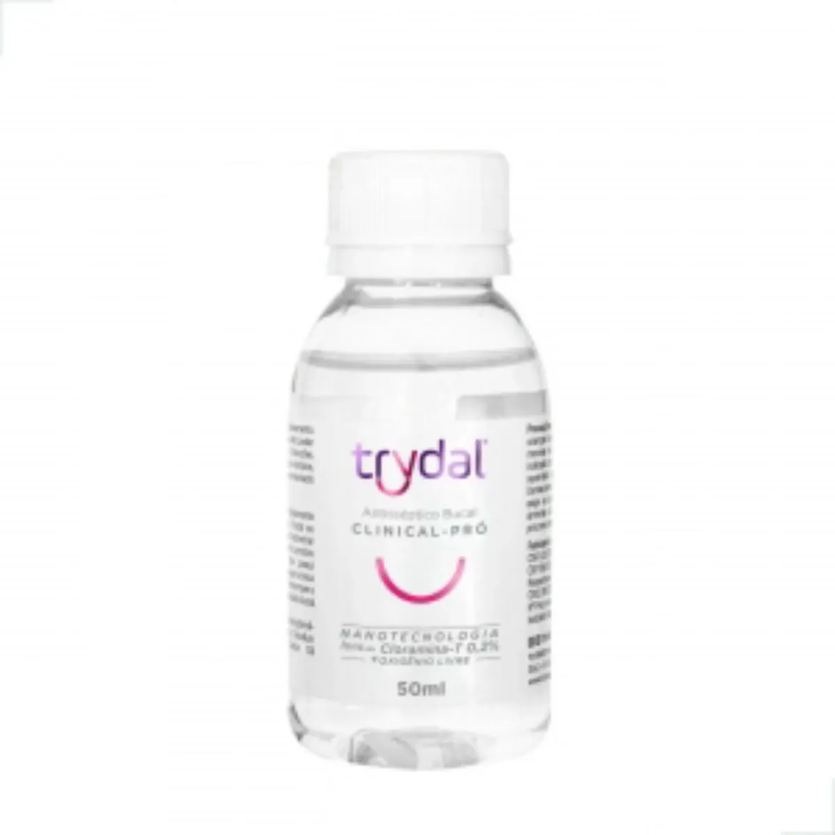 Enxaguante Bucal Trydal Clinical-Pro 50ml Compacto Prático Ideal Bolsa Viagem Necessaire Portátil Pr