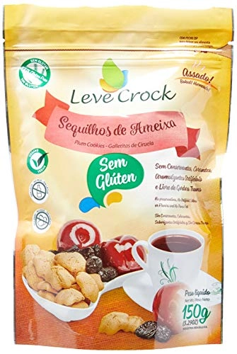 Biscoito Sequilho Ameixa Sem Glúten Leve Crock 150g