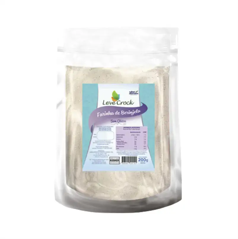 Farinha de Berinjela Sem Glúten Leve Crock 200g