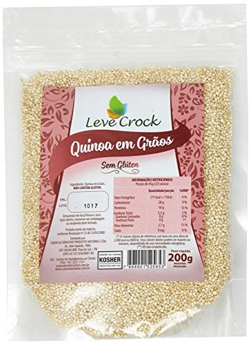 Quinoa em Grãos Sem Glúten Leve Crock 200g