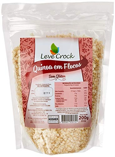 Quinoa em Flocos Sem Glúten Leve Crock 200g
